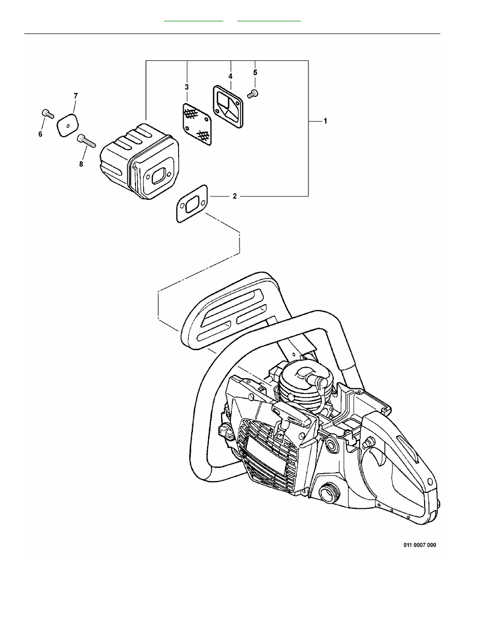 Exhaust | Echo cs-520 User Manual | Page 8 / 34