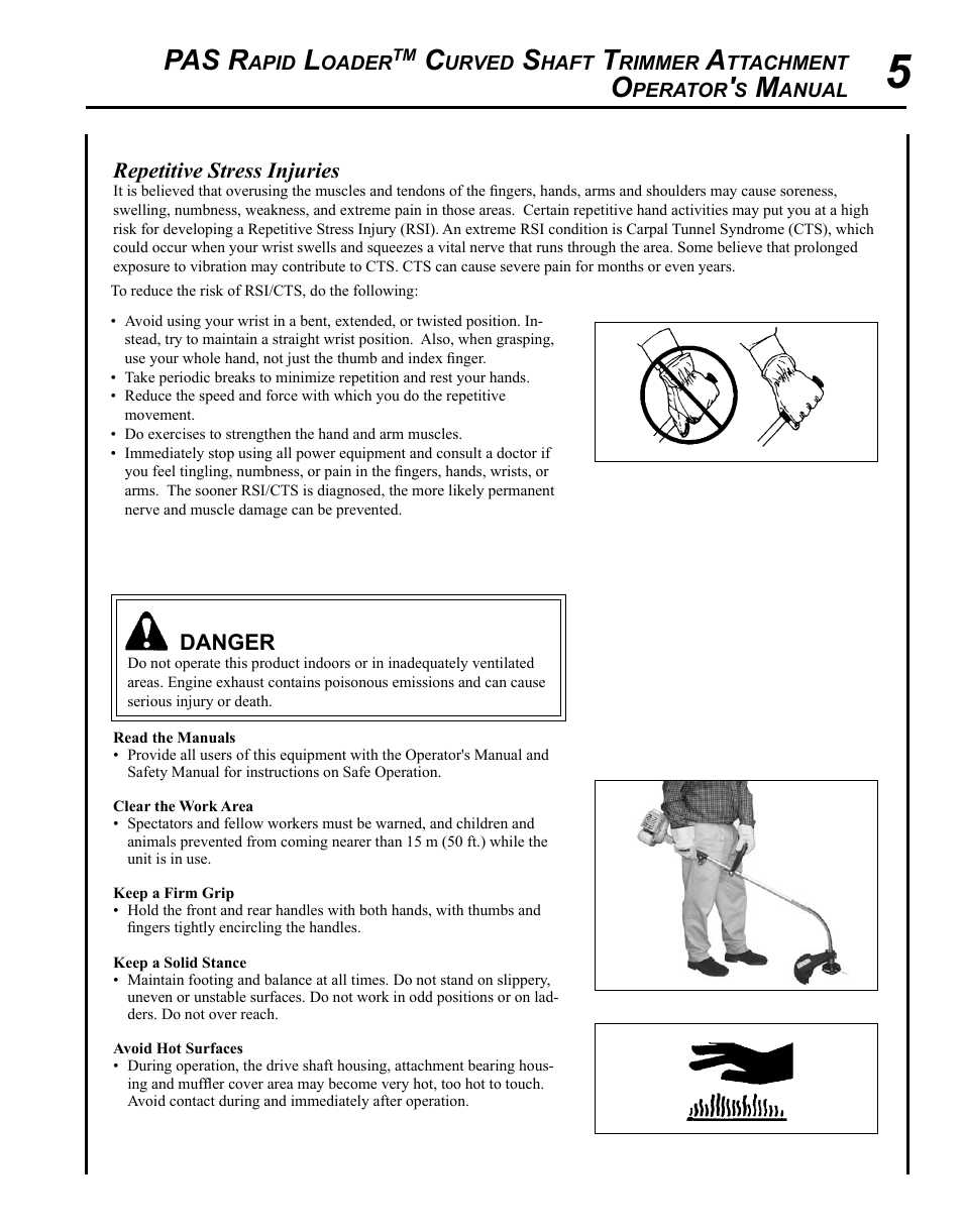 Pas r | Echo PAS RAPID LOADER 99944200615 User Manual | Page 5 / 16
