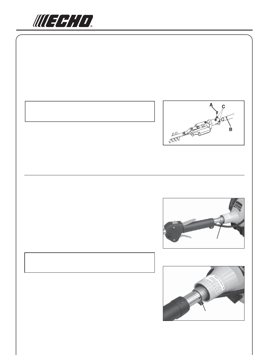 Echo SHC-260 User Manual | Page 12 / 28