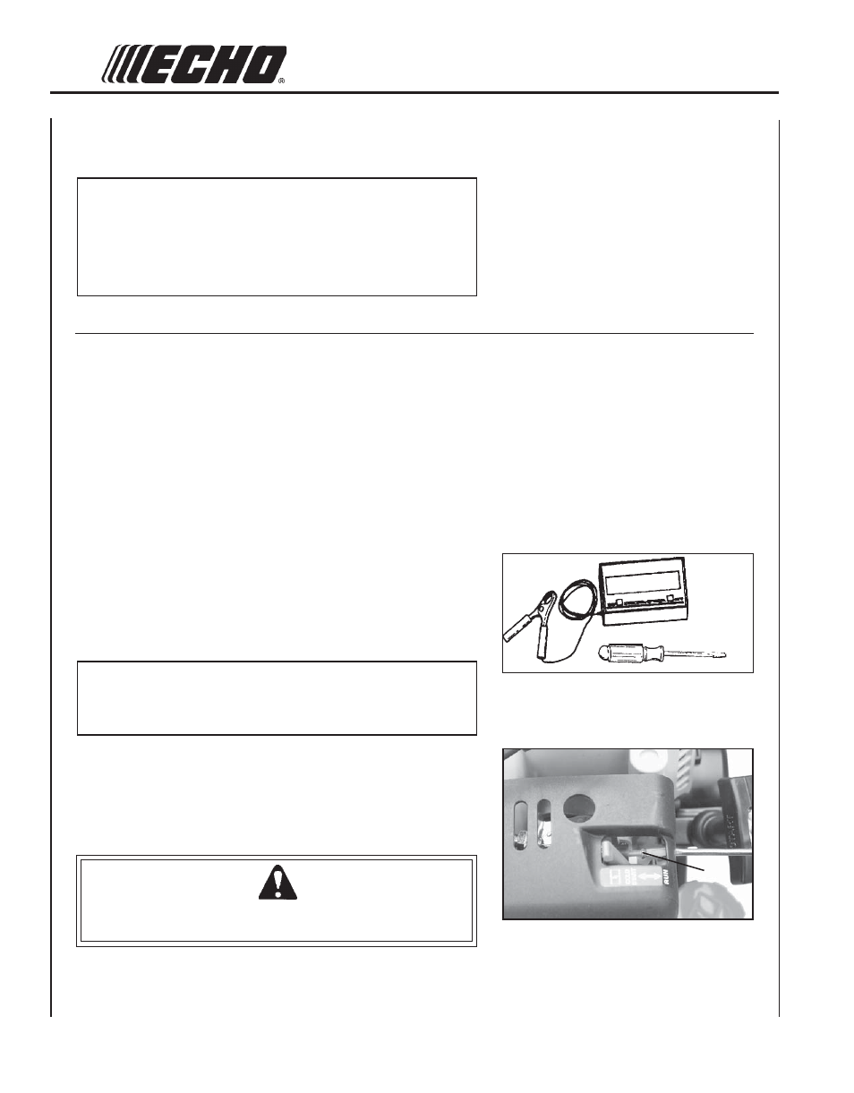 Echo SHC-260 User Manual | Page 22 / 28