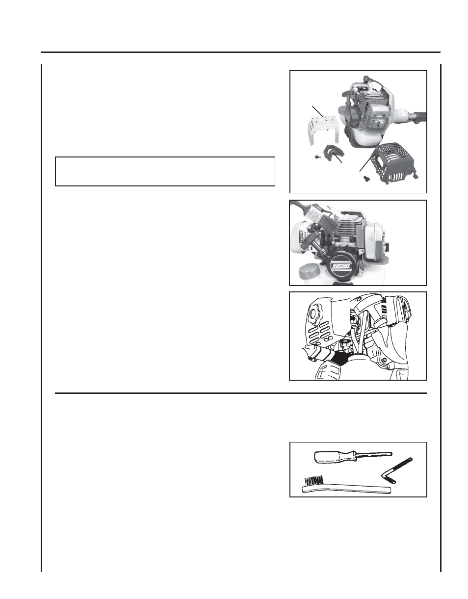 Exhaust system | Echo SRM-230 User Manual | Page 19 / 28