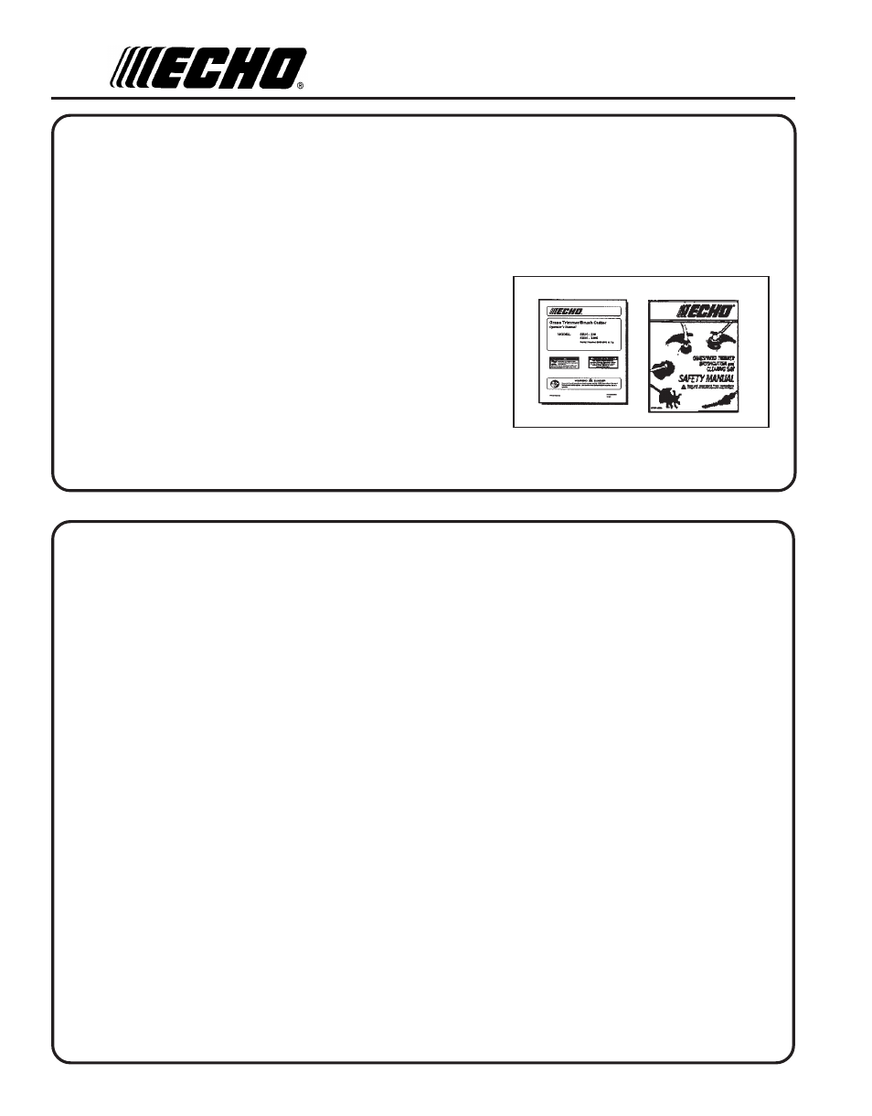 Echo SRM-230 User Manual | Page 2 / 28