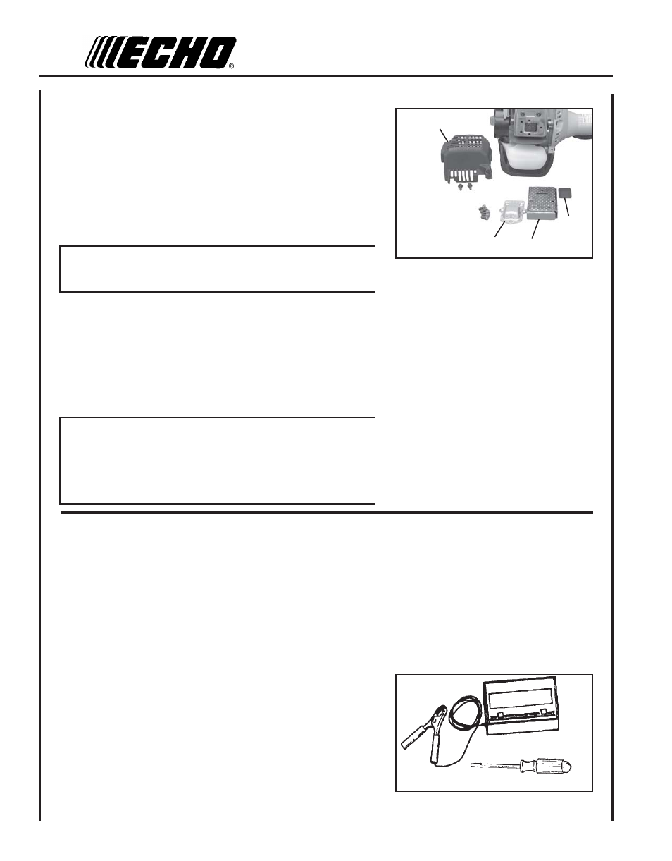 Carburetor adjustment | Echo SRM-230 User Manual | Page 20 / 28