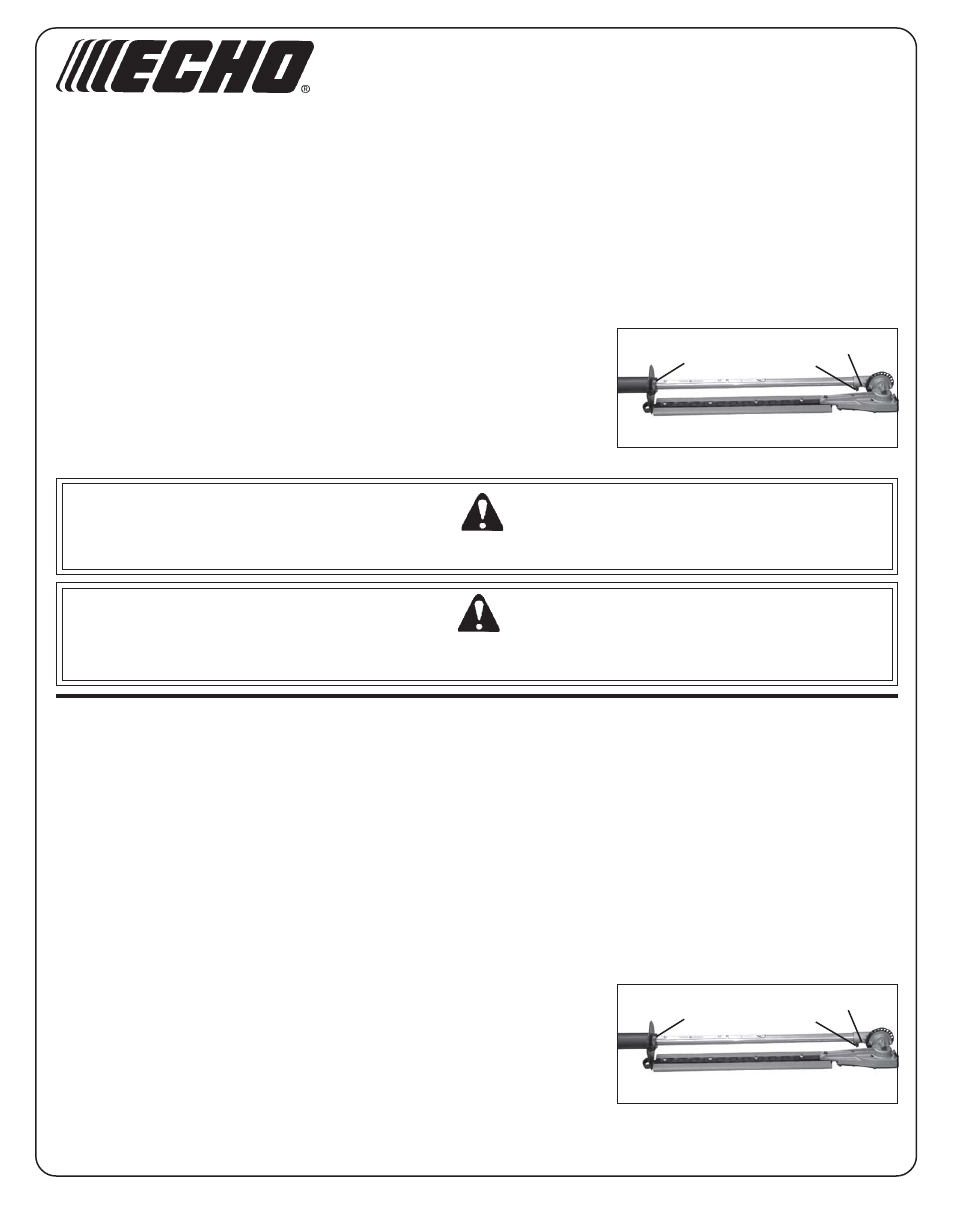 Echo HCA-261 User Manual | Page 2 / 35
