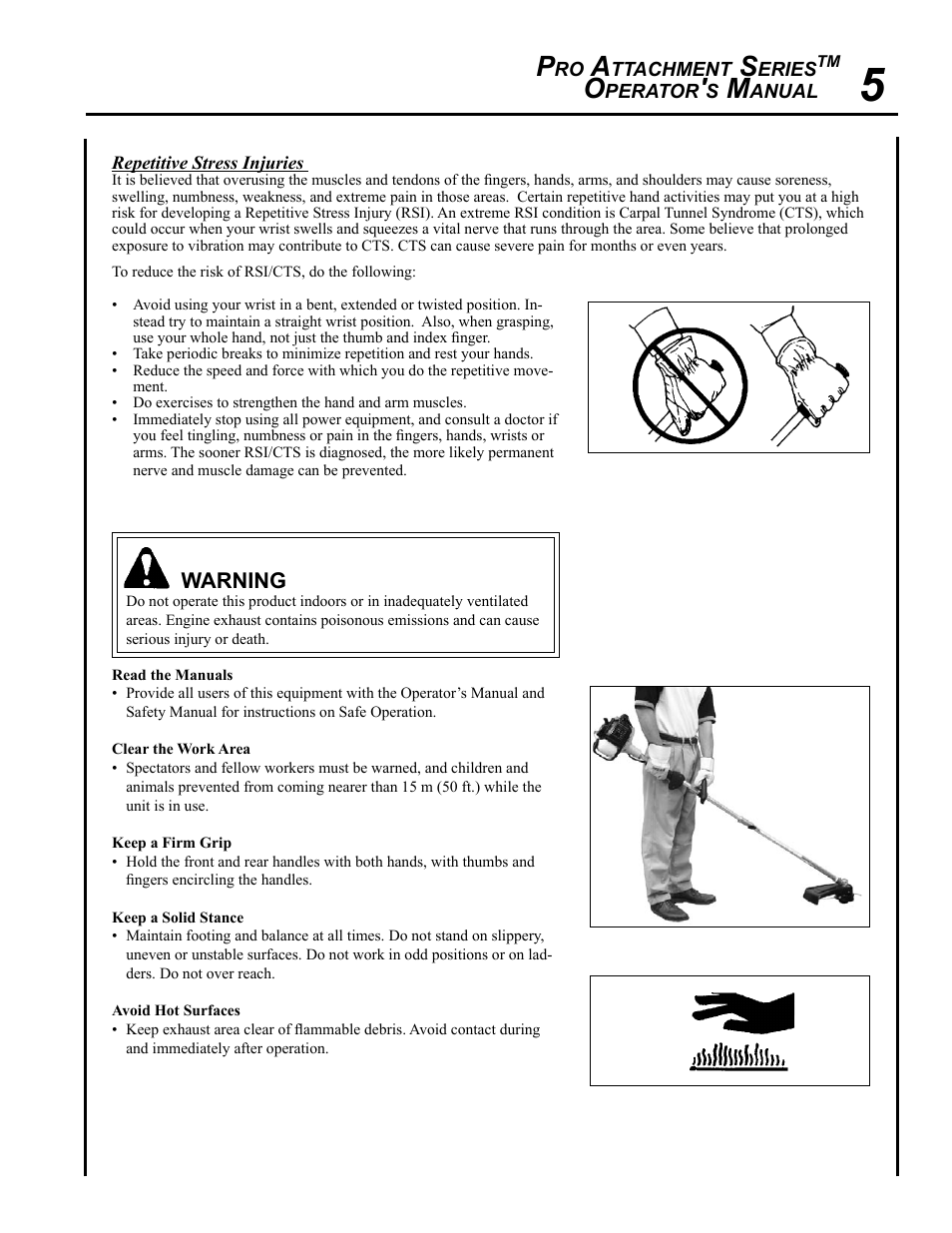 Echo PRO ATTACHMENT SERIES PAS-265 User Manual | Page 5 / 32