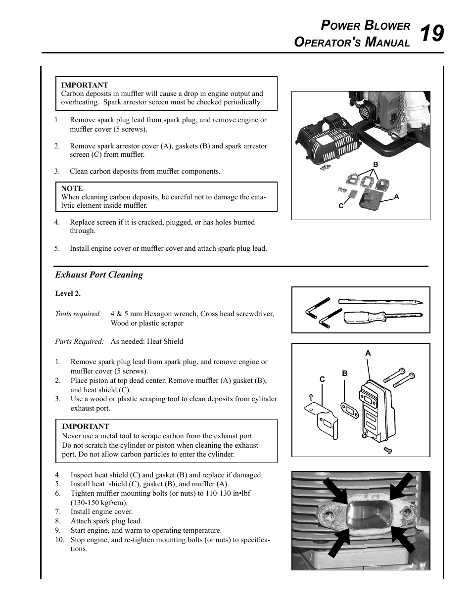 Echo PB-620H User Manual | Page 19 / 28