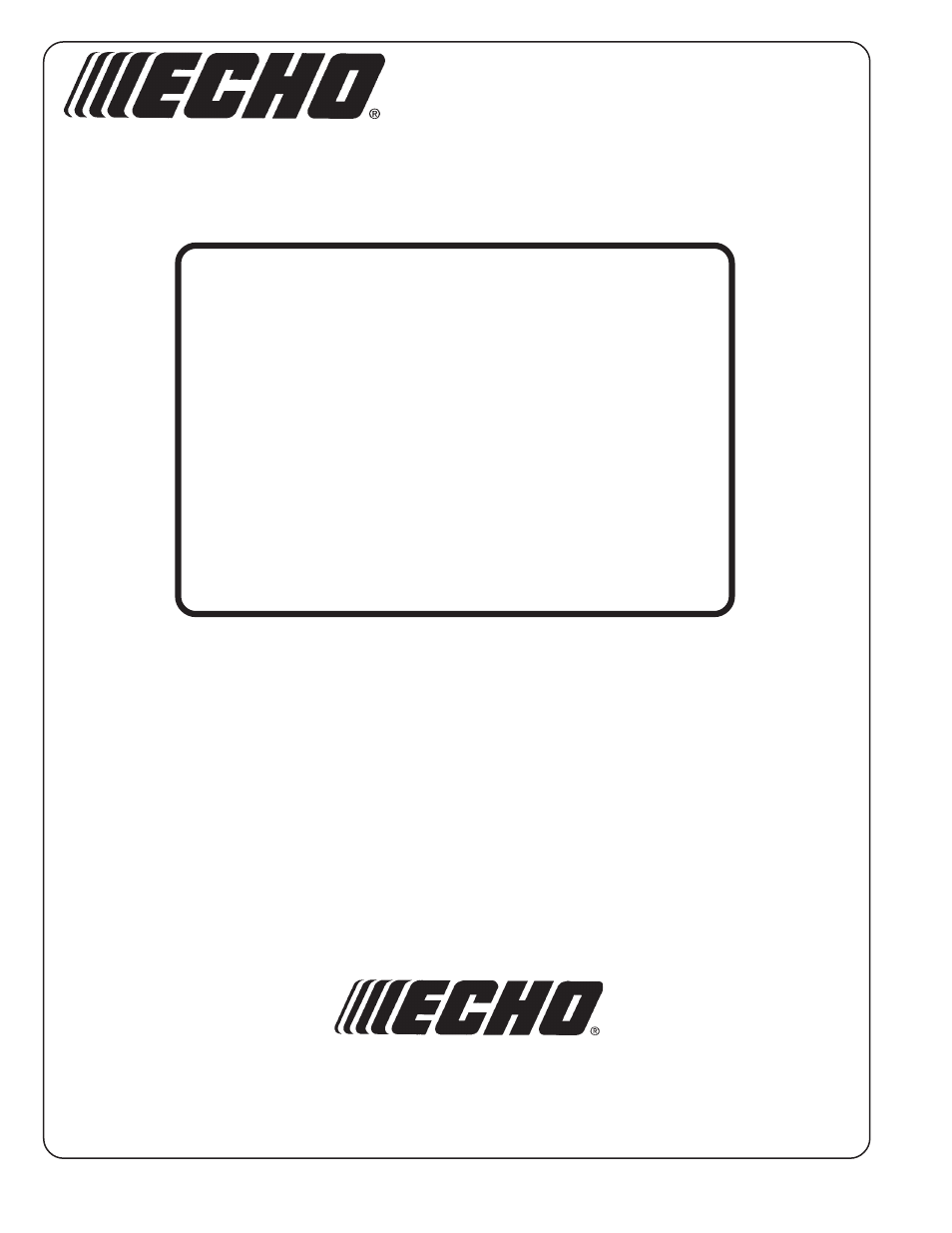 Echo SRM-211i User Manual | Page 34 / 34
