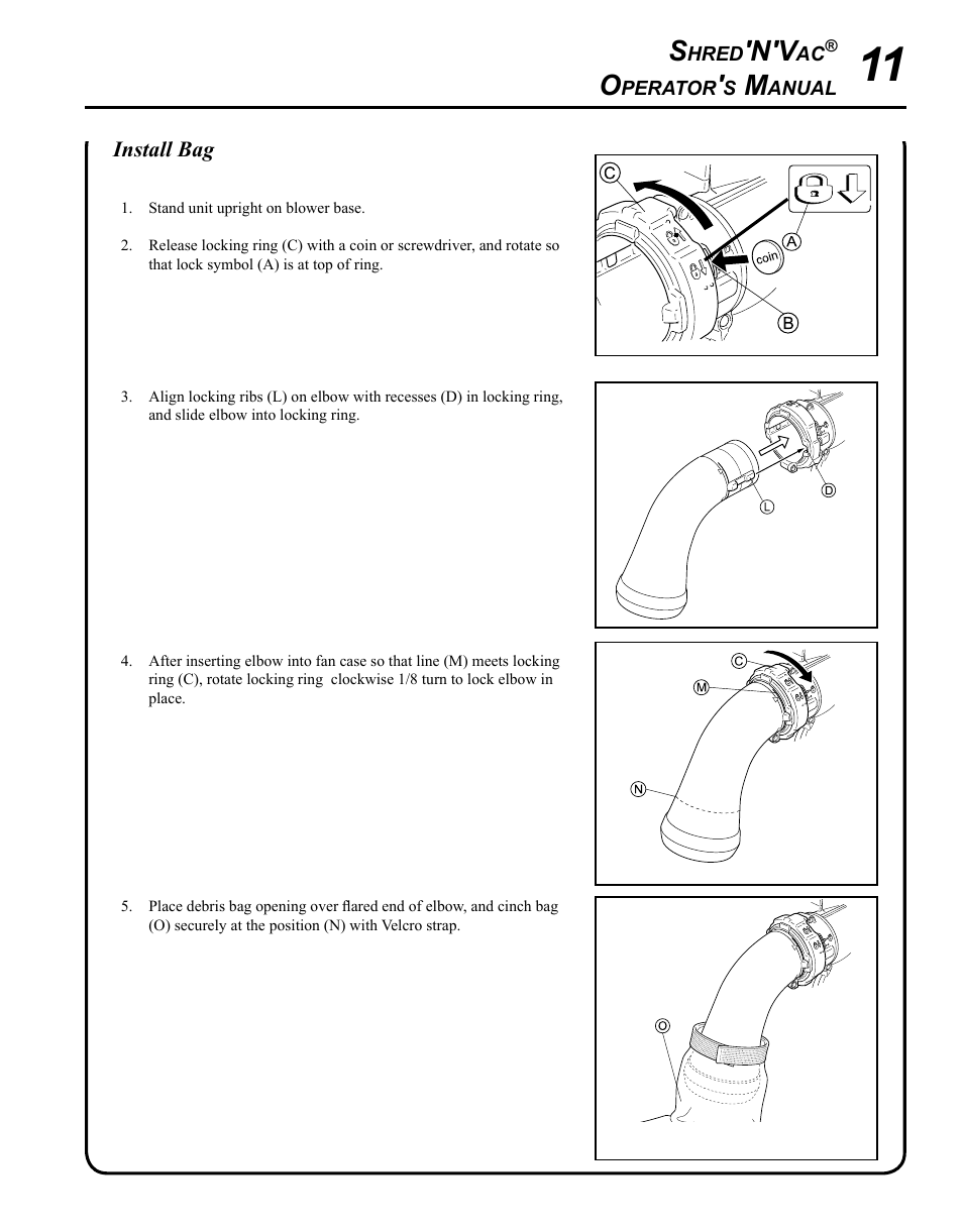 Echo SHRED'N'VAC ES-255 User Manual | Page 11 / 32