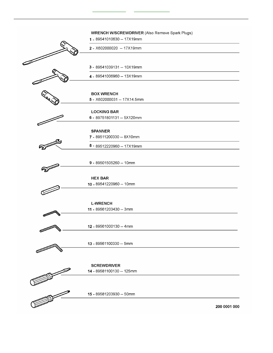 Tools | Echo PB-2100 User Manual | Page 22 / 26