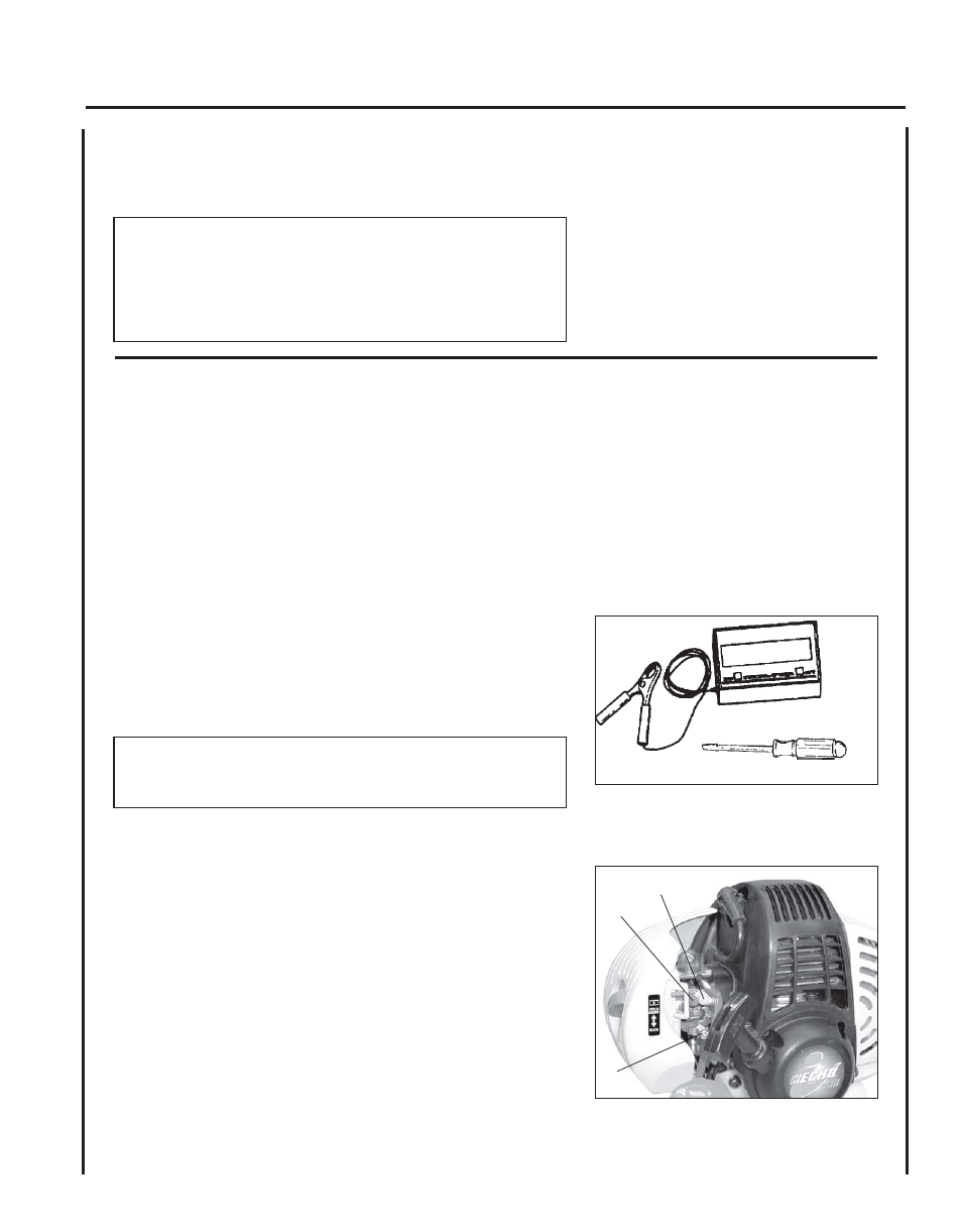 Carburetor adjustment | Echo GT-251E User Manual | Page 19 / 28