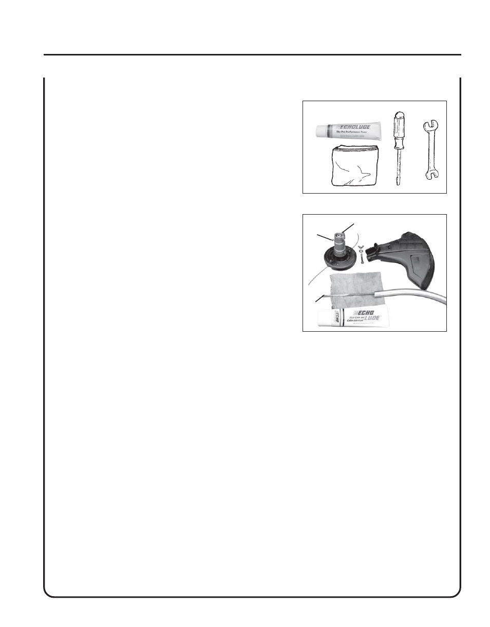 Lubrication | Echo GT-251E User Manual | Page 21 / 28