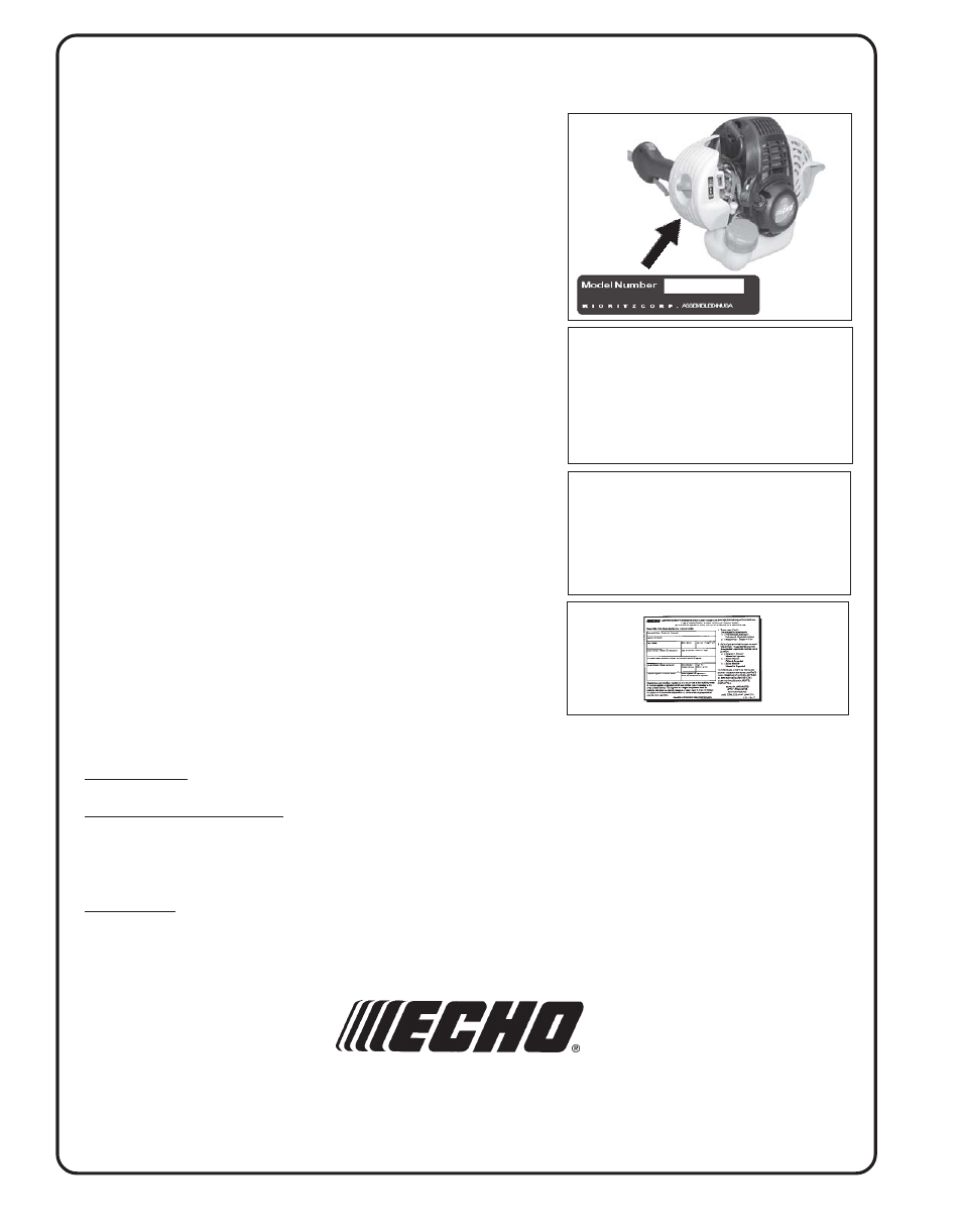 Servicing information | Echo GT-251E User Manual | Page 28 / 28