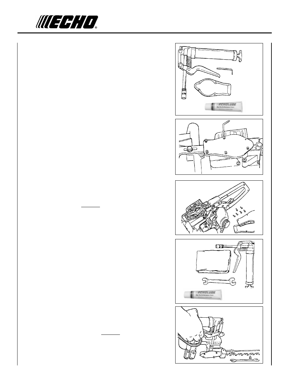 Gear box assembly | Echo HC-2410 User Manual | Page 26 / 34