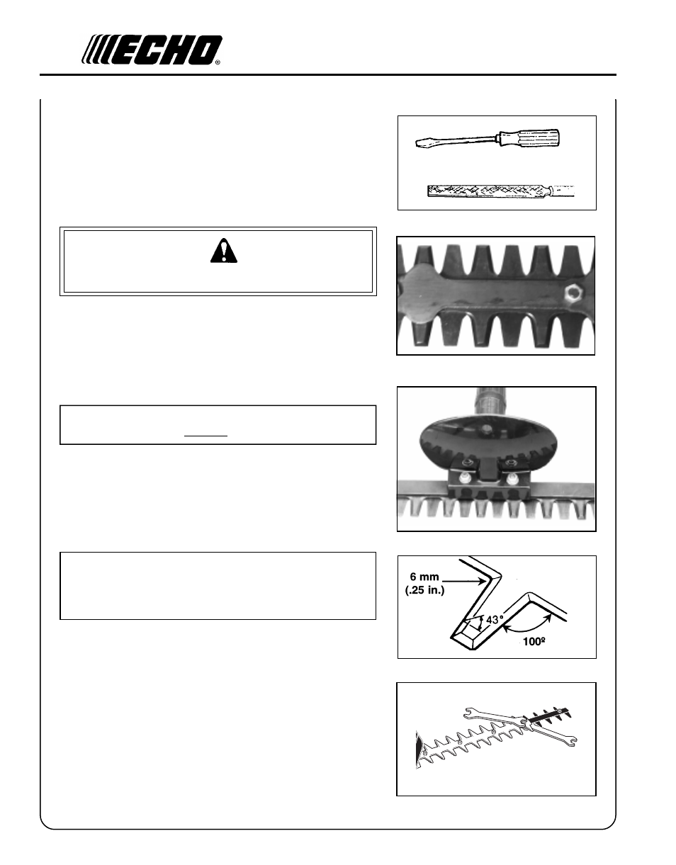 Echo HC-2410 User Manual | Page 28 / 34