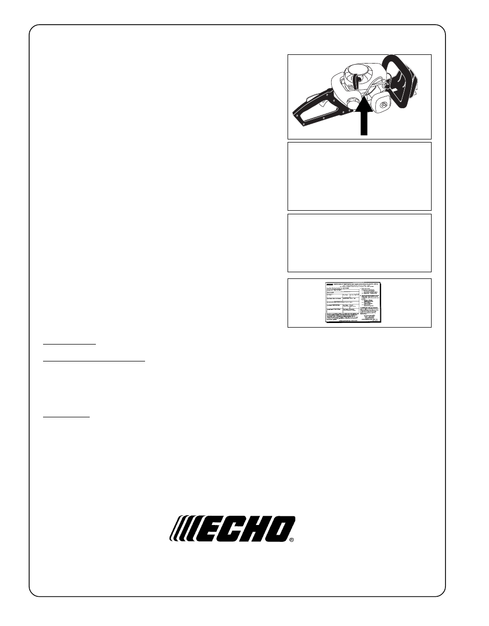 Echo HC-2410 User Manual | Page 32 / 34
