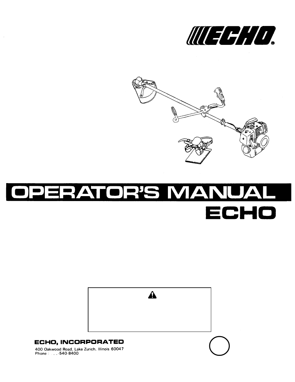 Echo SRM-3800 TYPE1-E User Manual | 21 pages