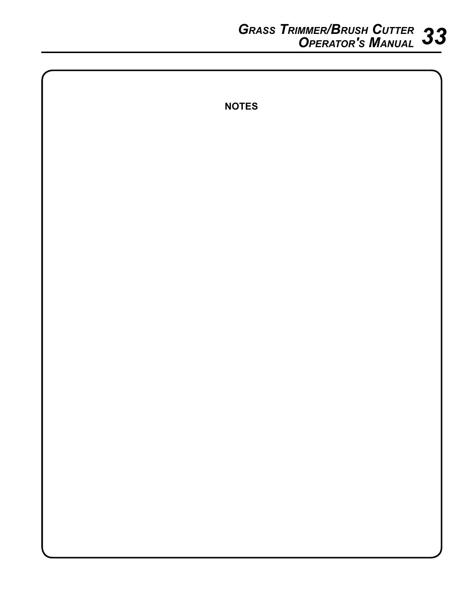 Echo SRM - 410U User Manual | Page 33 / 36