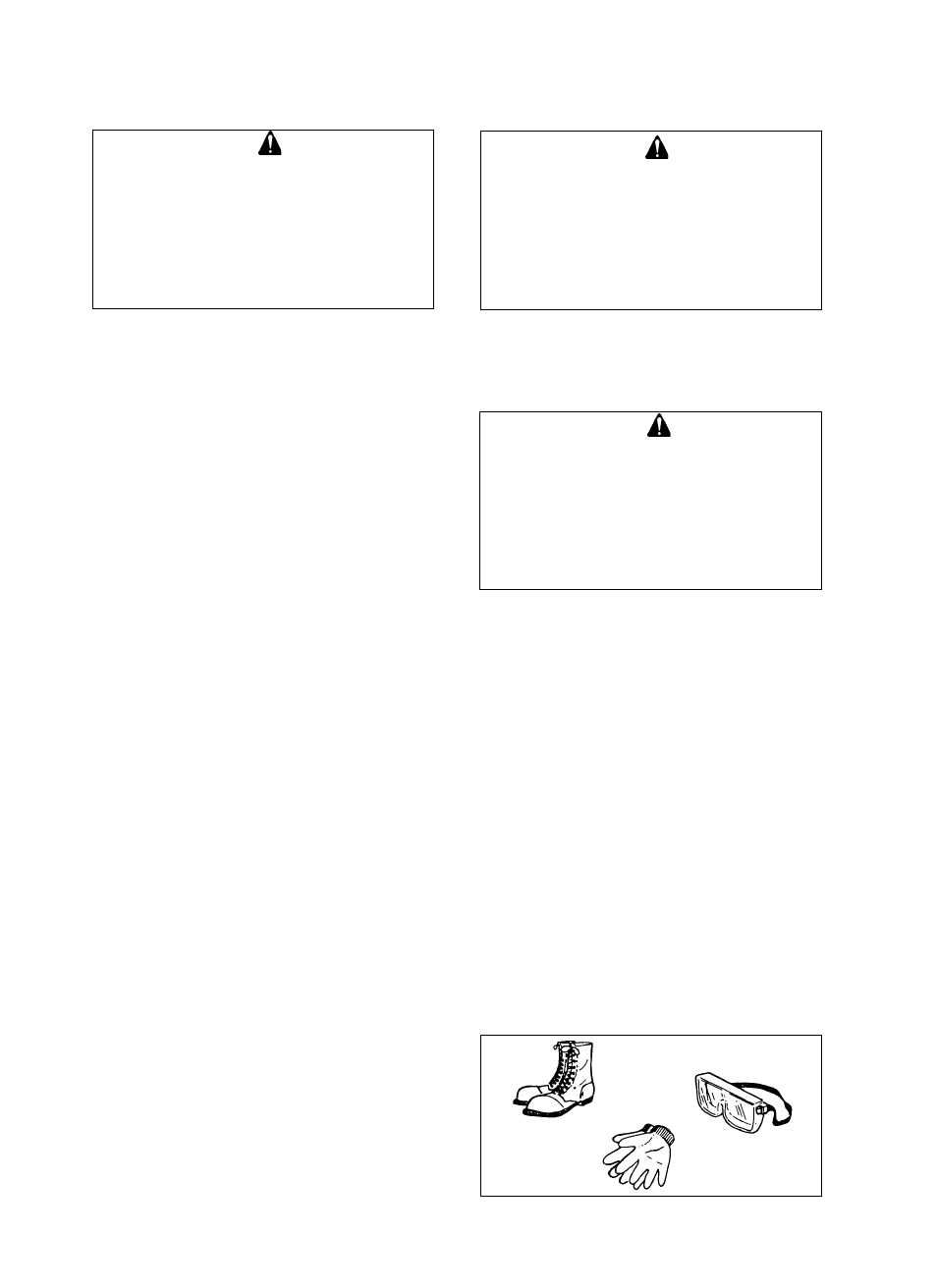 Safety, Protective equipment, Operator safety | Echo EDR-2100 User Manual | Page 3 / 16