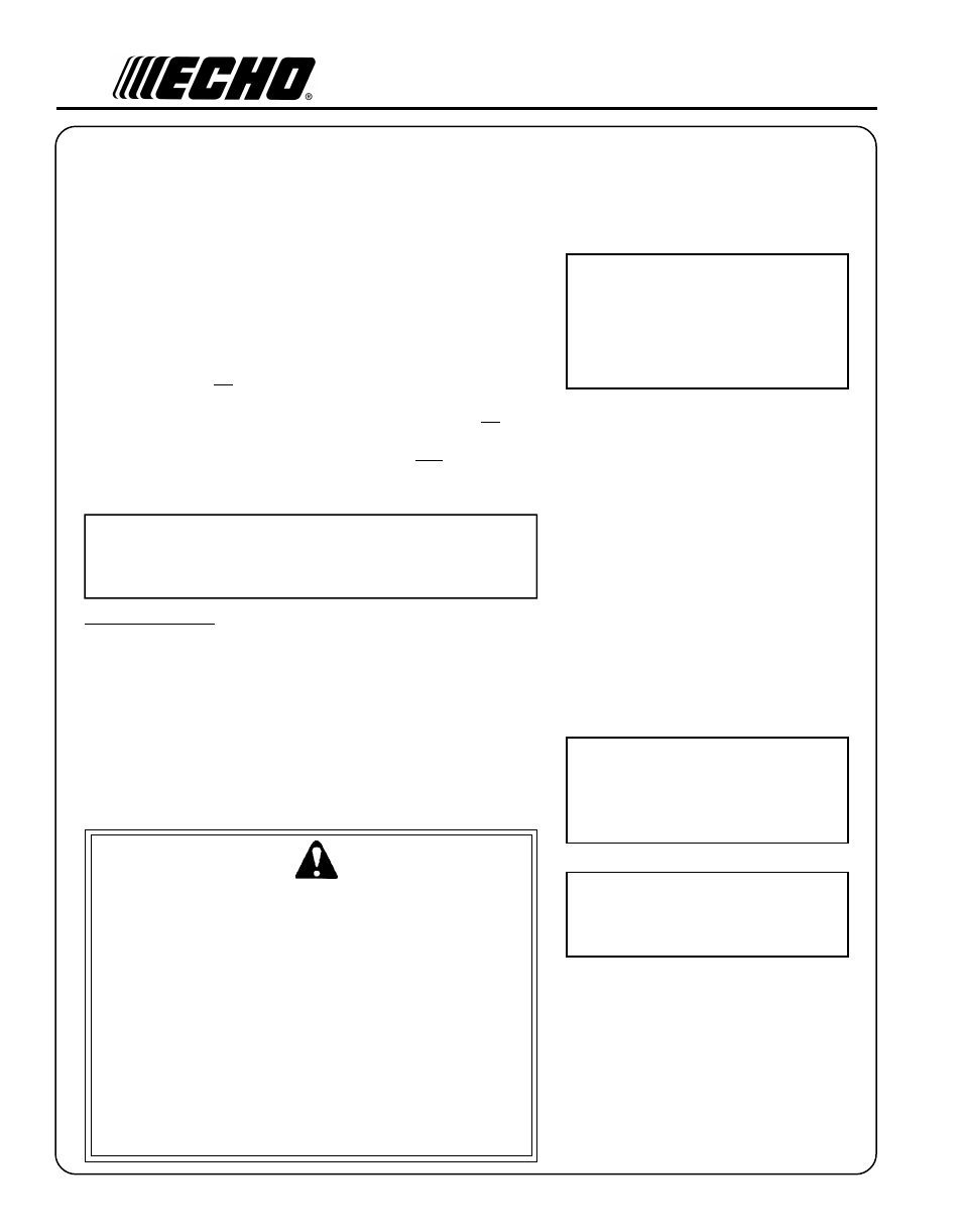 Echo GT-2000R User Manual | Page 12 / 24