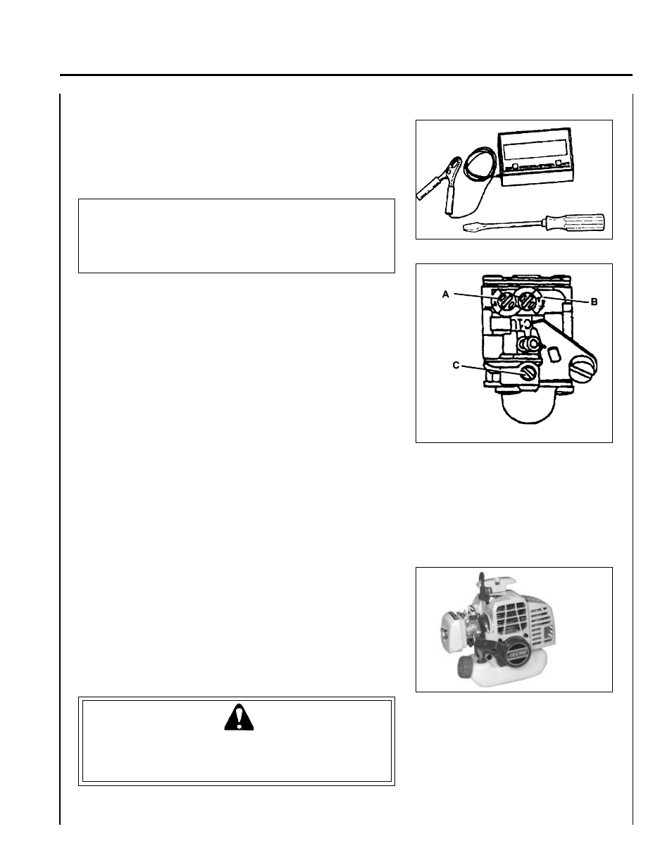 Warning danger | Echo GT-2000R User Manual | Page 19 / 24