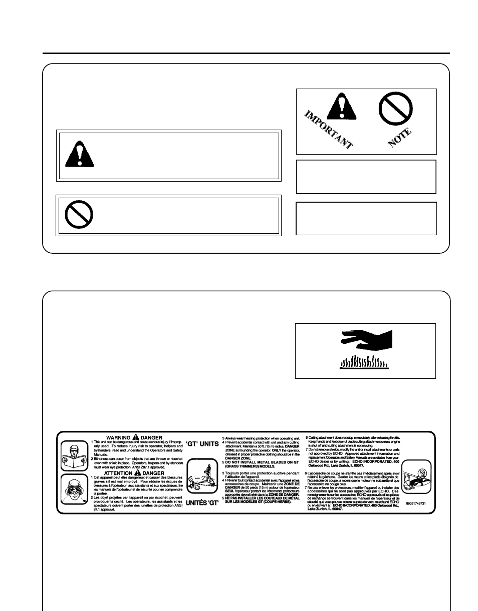 Echo GT-2000R User Manual | Page 3 / 24