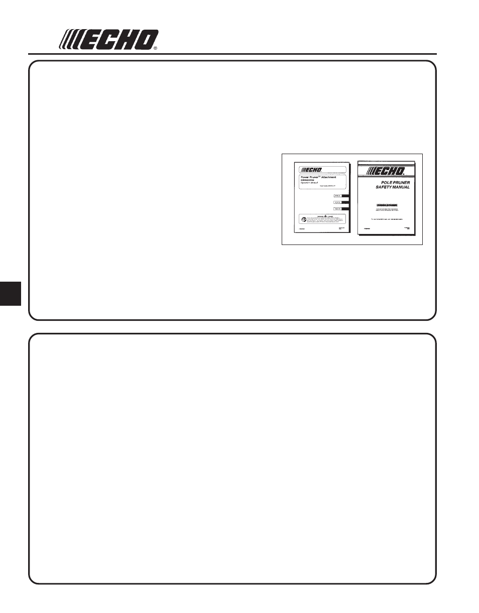 Echo POWER PRUNER 99944200530 User Manual | Page 2 / 20