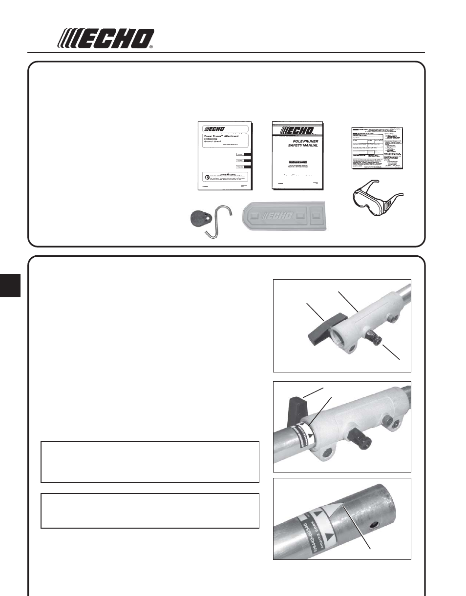 Echo POWER PRUNER 99944200530 User Manual | Page 8 / 20