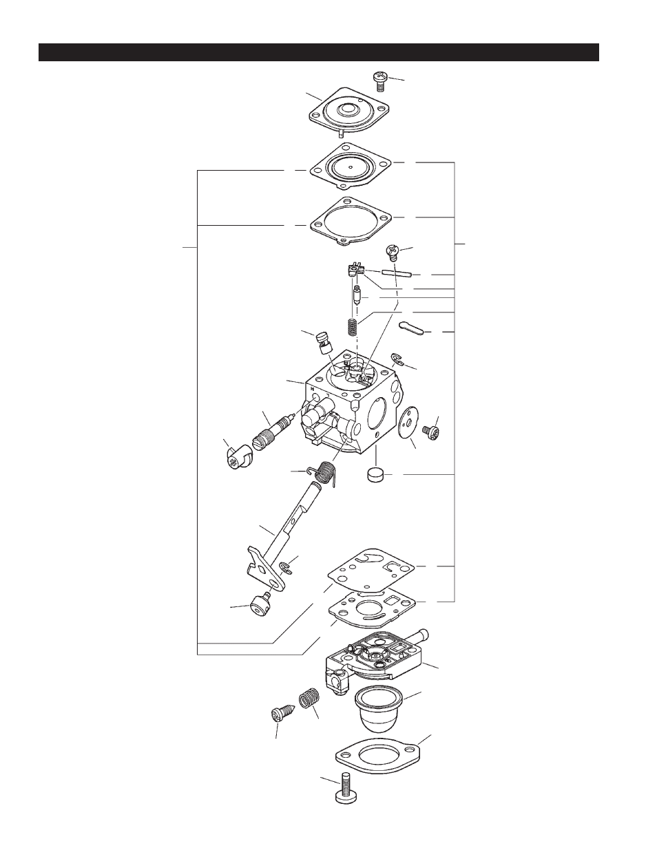 Carburetor -- ciu-k58, Pe-201 | Echo PE-201 User Manual | Page 24 / 33