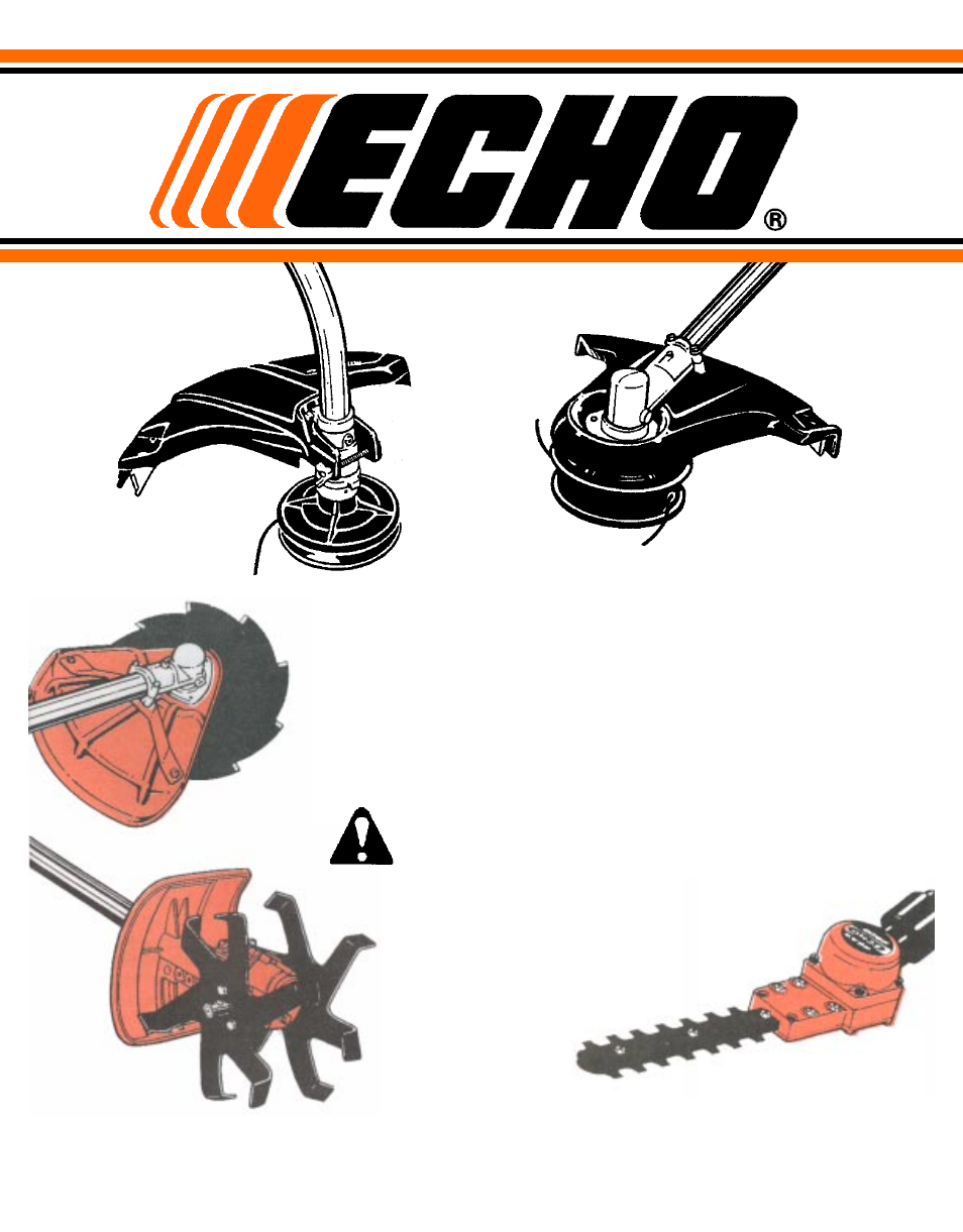 Echo GRASS/WEED TRIMMER BRUSHCUTTER and CLEARING SAW User Manual | 28 pages