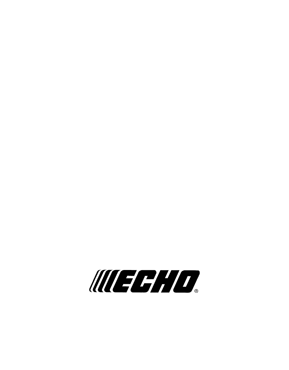 Echo GRASS/WEED TRIMMER BRUSHCUTTER and CLEARING SAW User Manual | Page 28 / 28