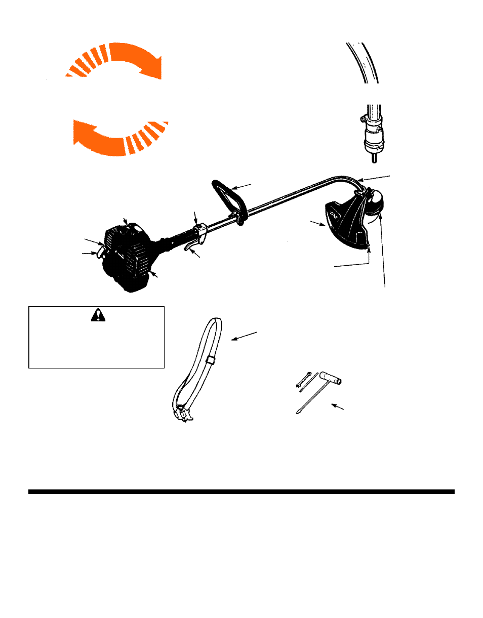 Glossary (continued), Curved shaft models, Gt series | Clockwise, Warning danger | Echo GRASS/WEED TRIMMER BRUSHCUTTER and CLEARING SAW User Manual | Page 6 / 28