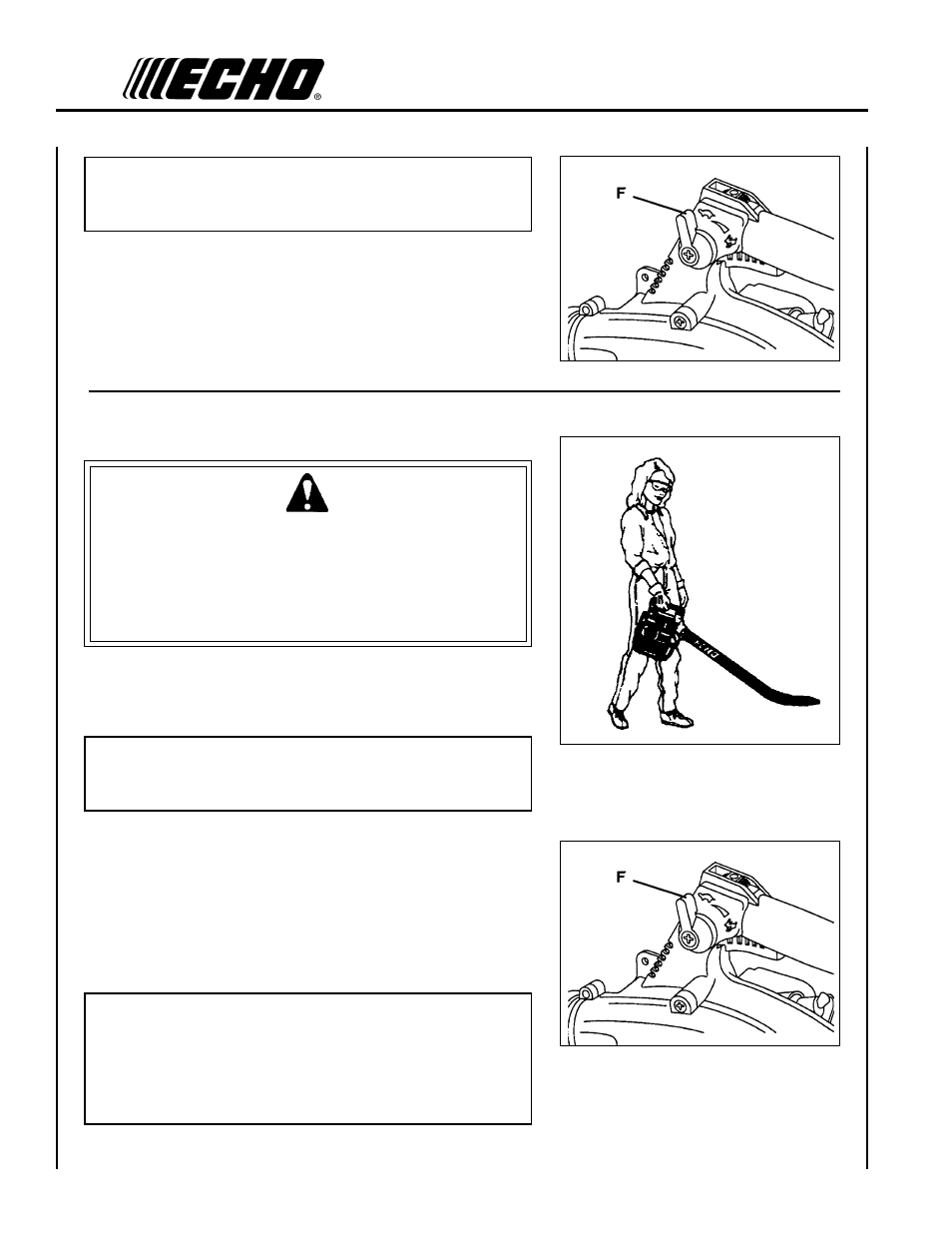 Warning danger | Echo Shred 'N' Vac ES-2100 User Manual | Page 18 / 29