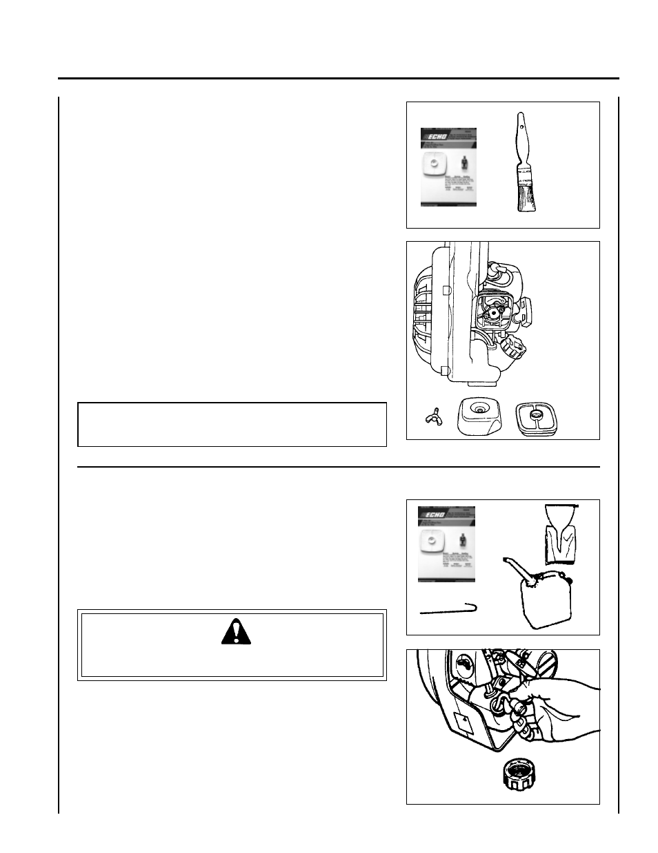 N' v, Warning danger | Echo Shred 'N' Vac ES-2100 User Manual | Page 21 / 29