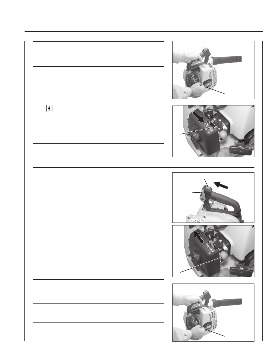 Starting warm engine | Echo PB-230LN User Manual | Page 11 / 24