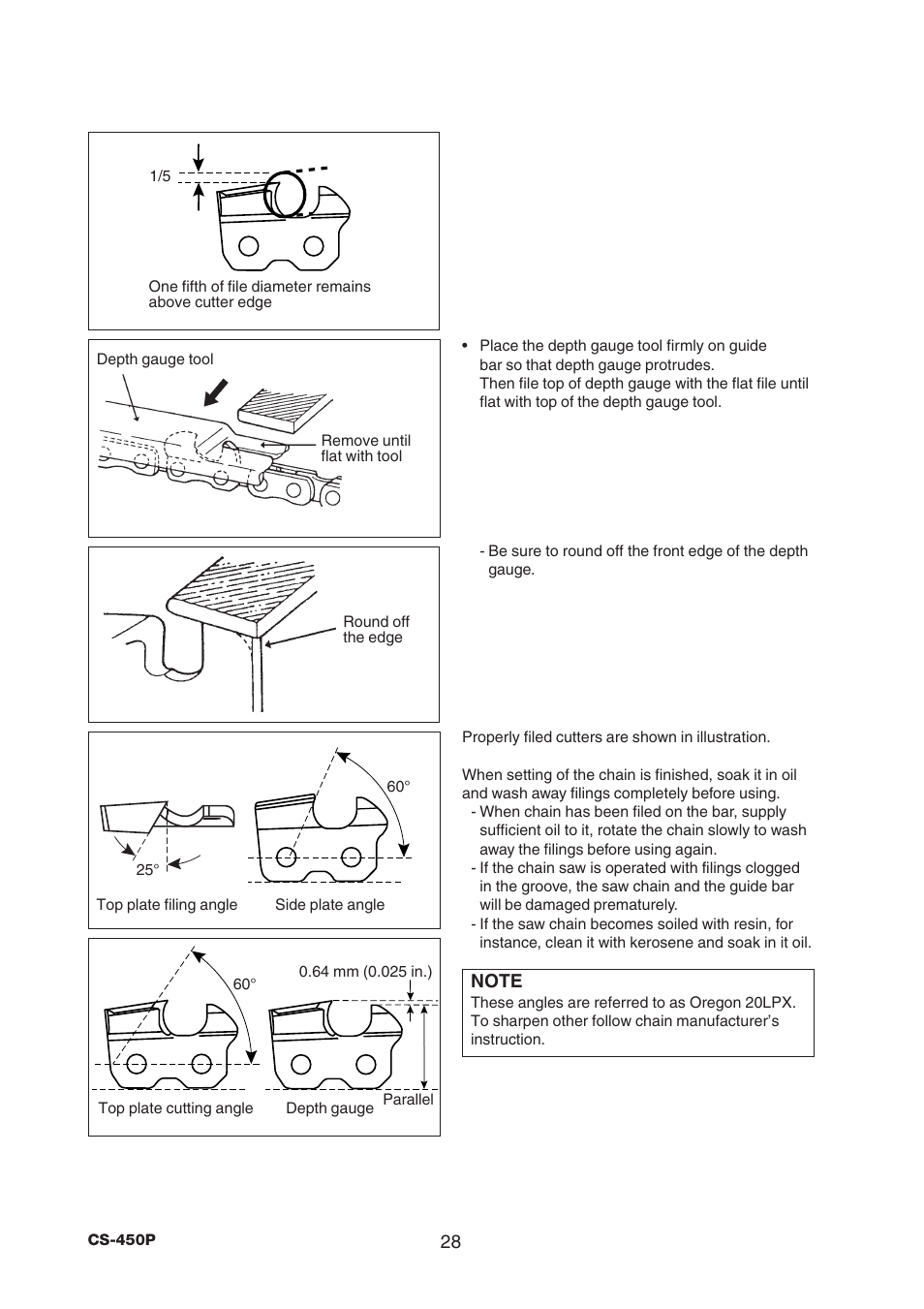 Echo CS-450P User Manual | Page 28 / 34