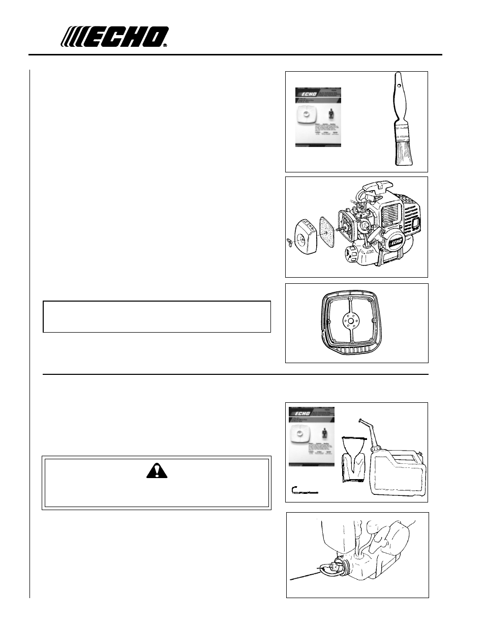 Echo SRM - 2110 User Manual | Page 26 / 36