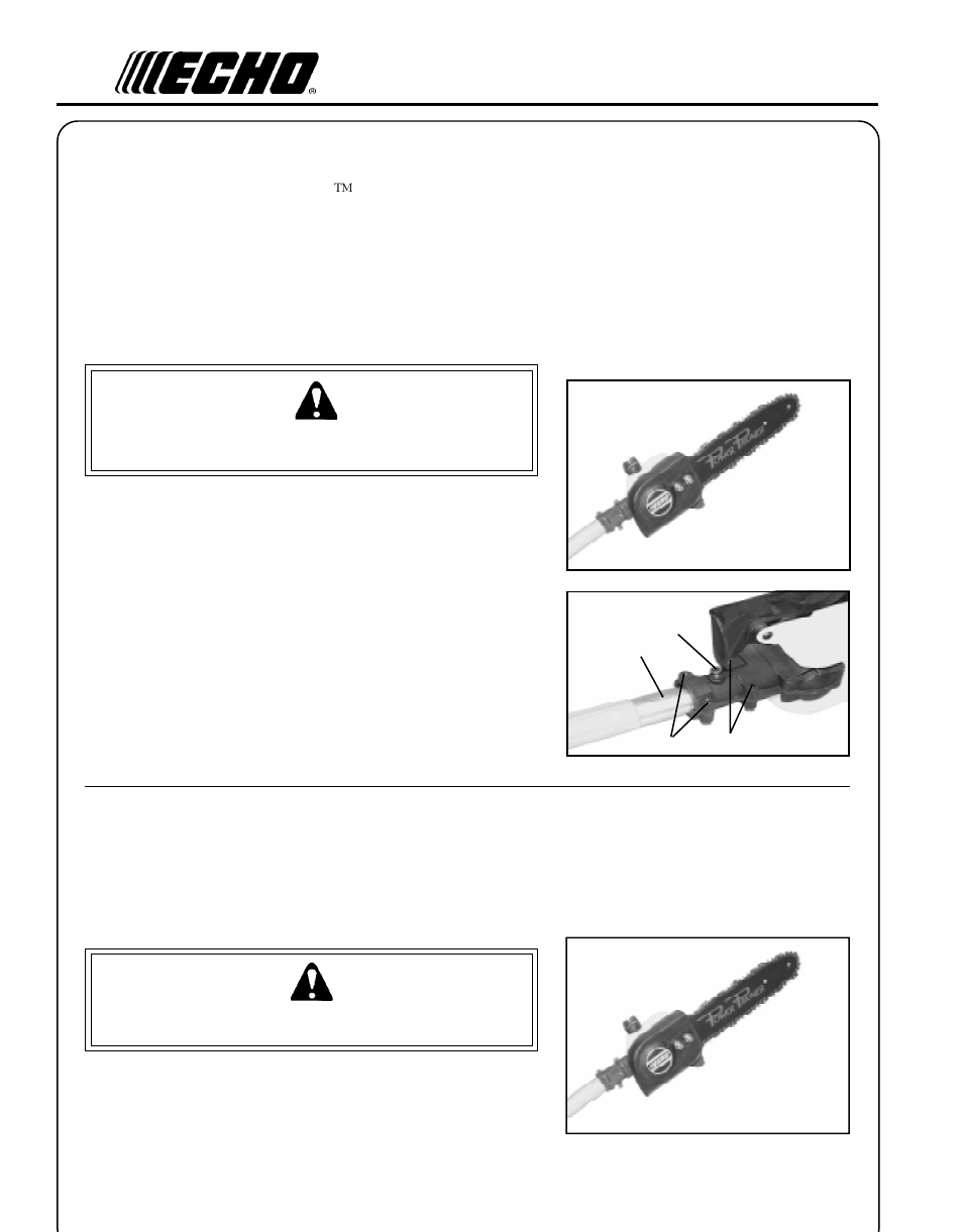 Echo POWER PRUNER PPF-2100 TYPE 1/1E User Manual | Page 14 / 32