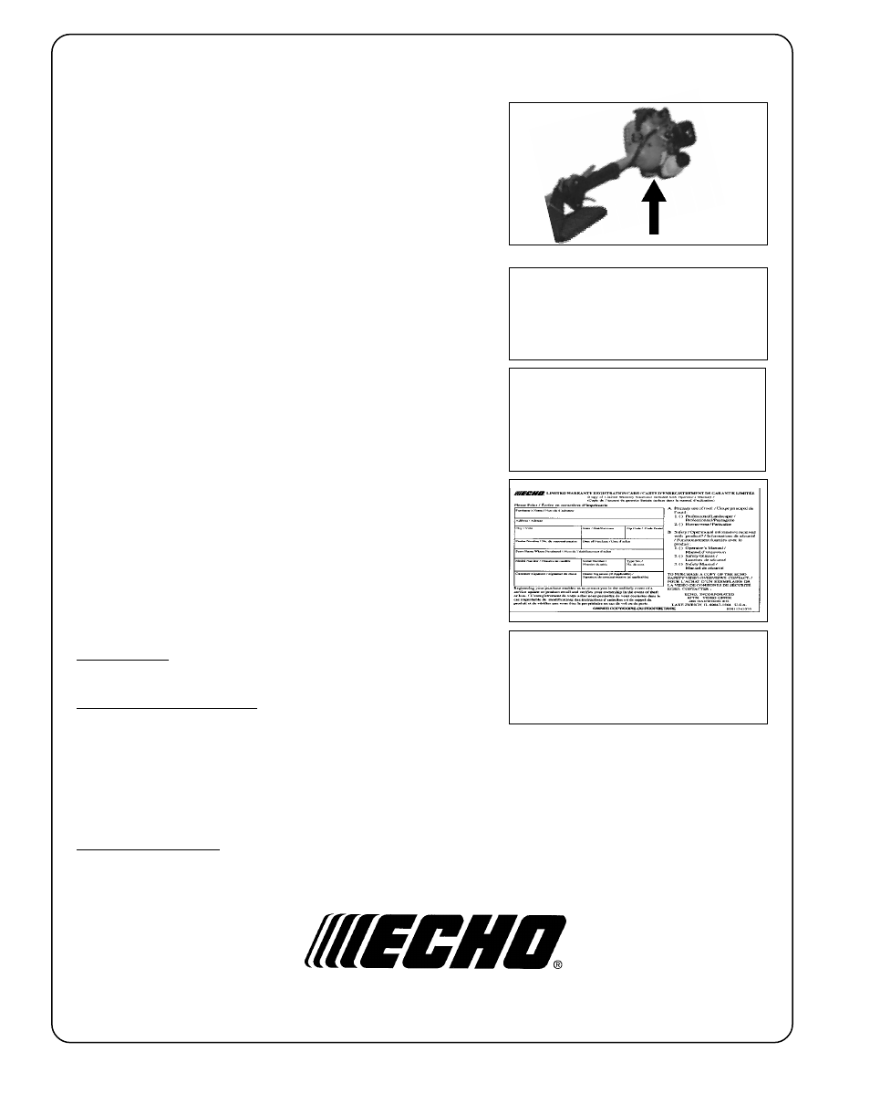 Dealer | Echo POWER PRUNER PPF-2100 TYPE 1/1E User Manual | Page 32 / 32