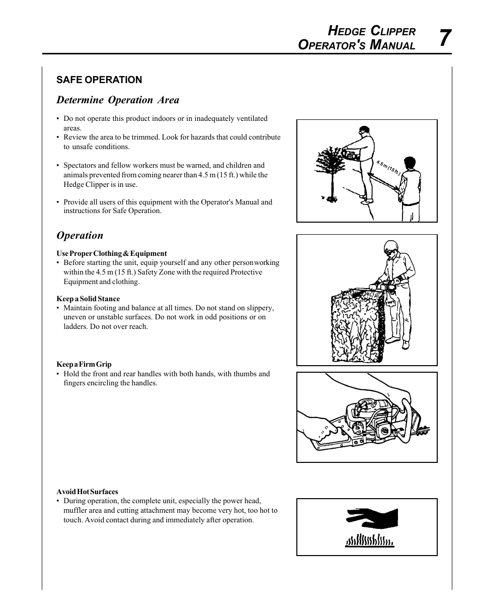 Echo HC-1500 Type 1E User Manual | Page 7 / 32