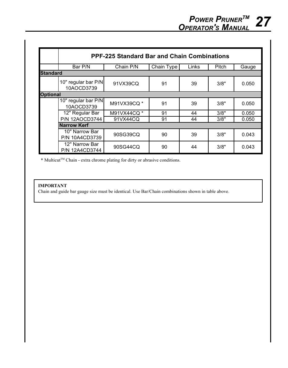 Echo PPF-225 User Manual | Page 27 / 36