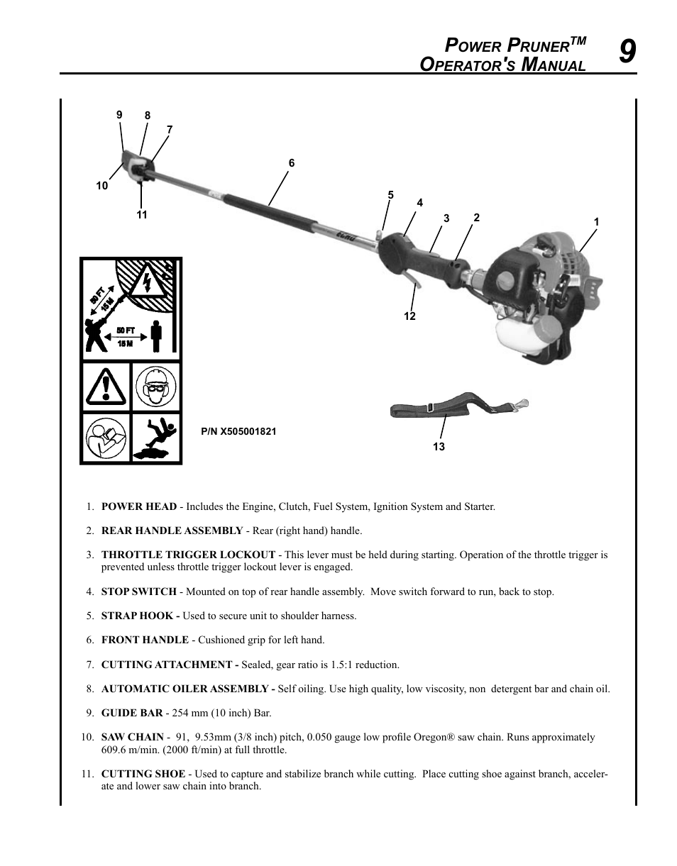 Echo PPF-225 User Manual | Page 9 / 36