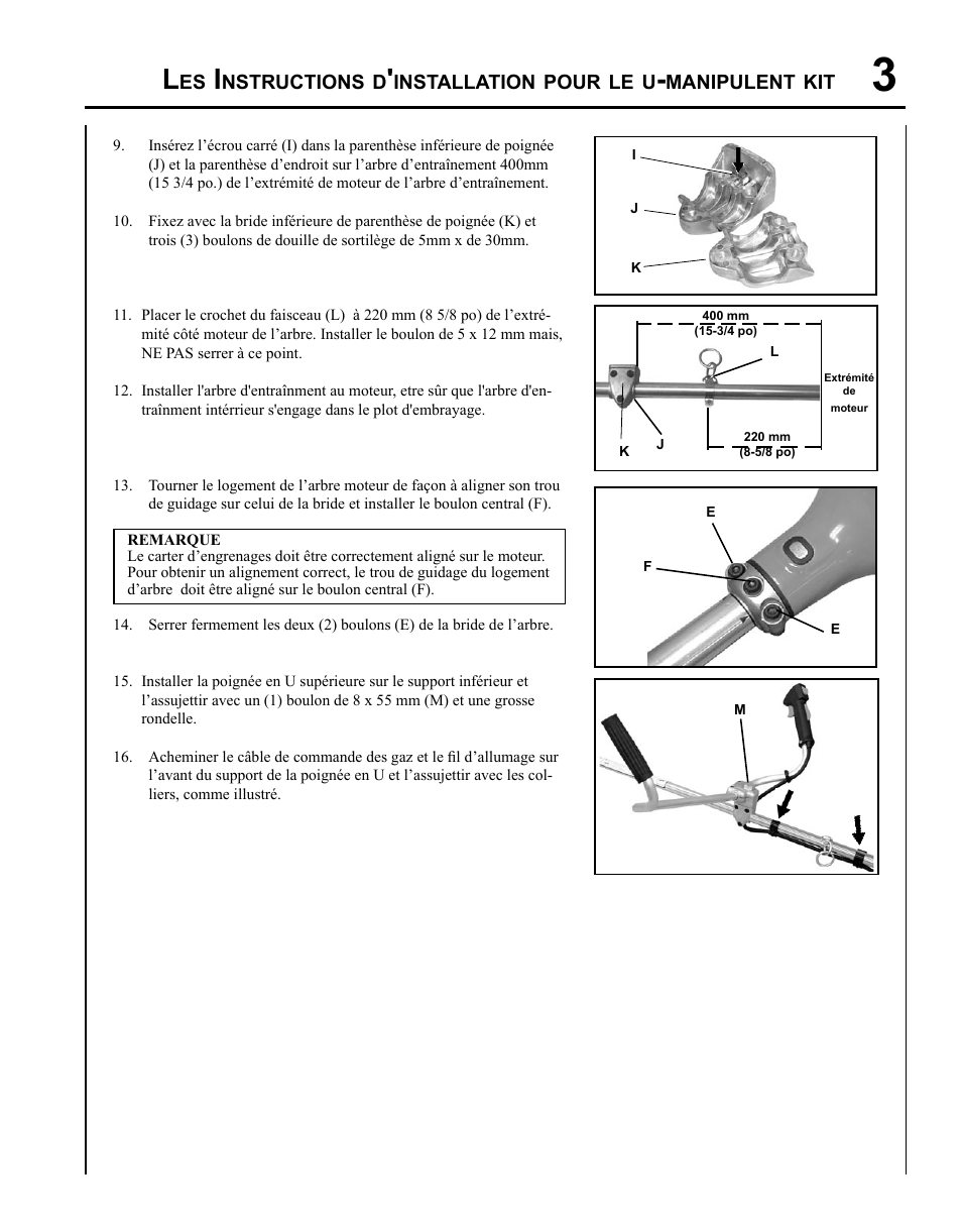 Echo U-HANDLE SRM-280S User Manual | Page 13 / 16