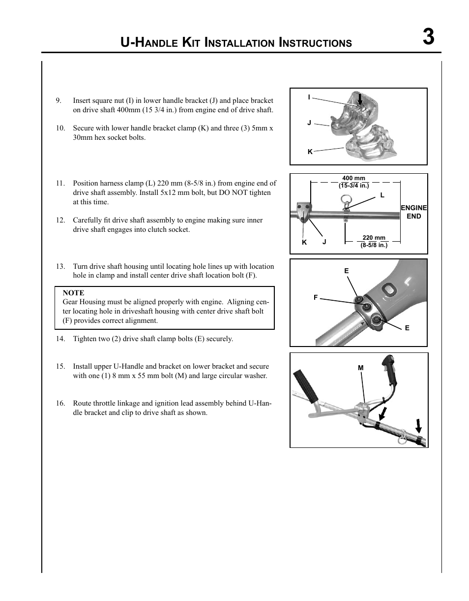 Echo U-HANDLE SRM-280S User Manual | Page 3 / 16