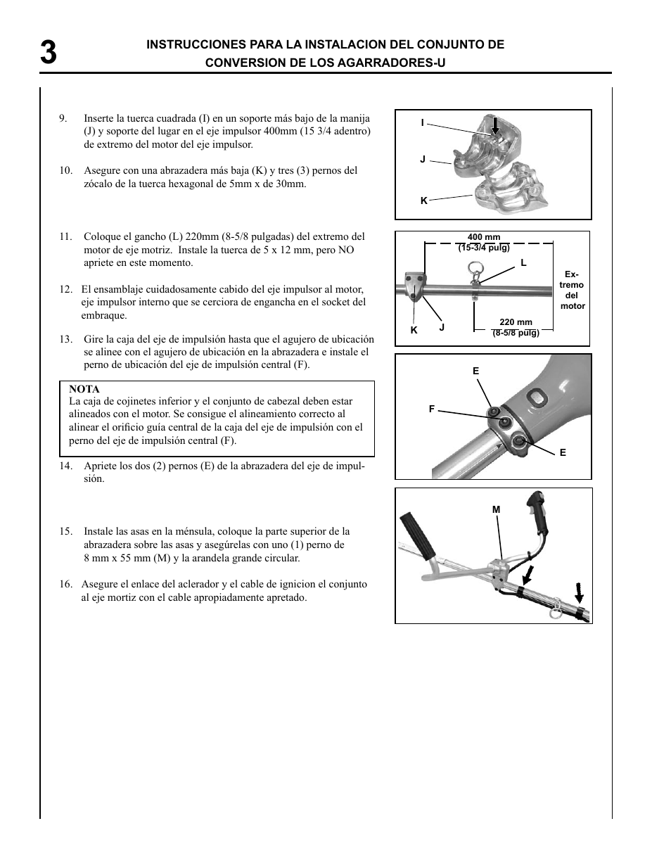 Echo U-HANDLE SRM-280S User Manual | Page 8 / 16