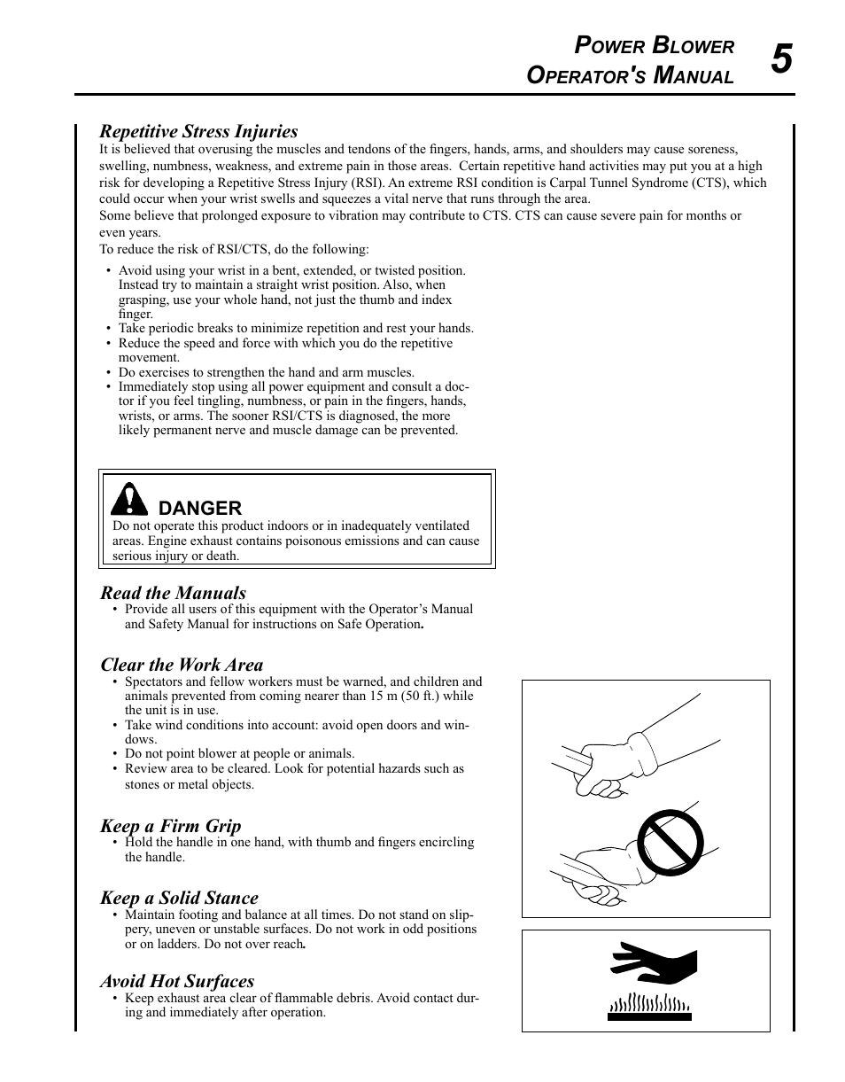 Echo PB-255 User Manual | Page 5 / 28