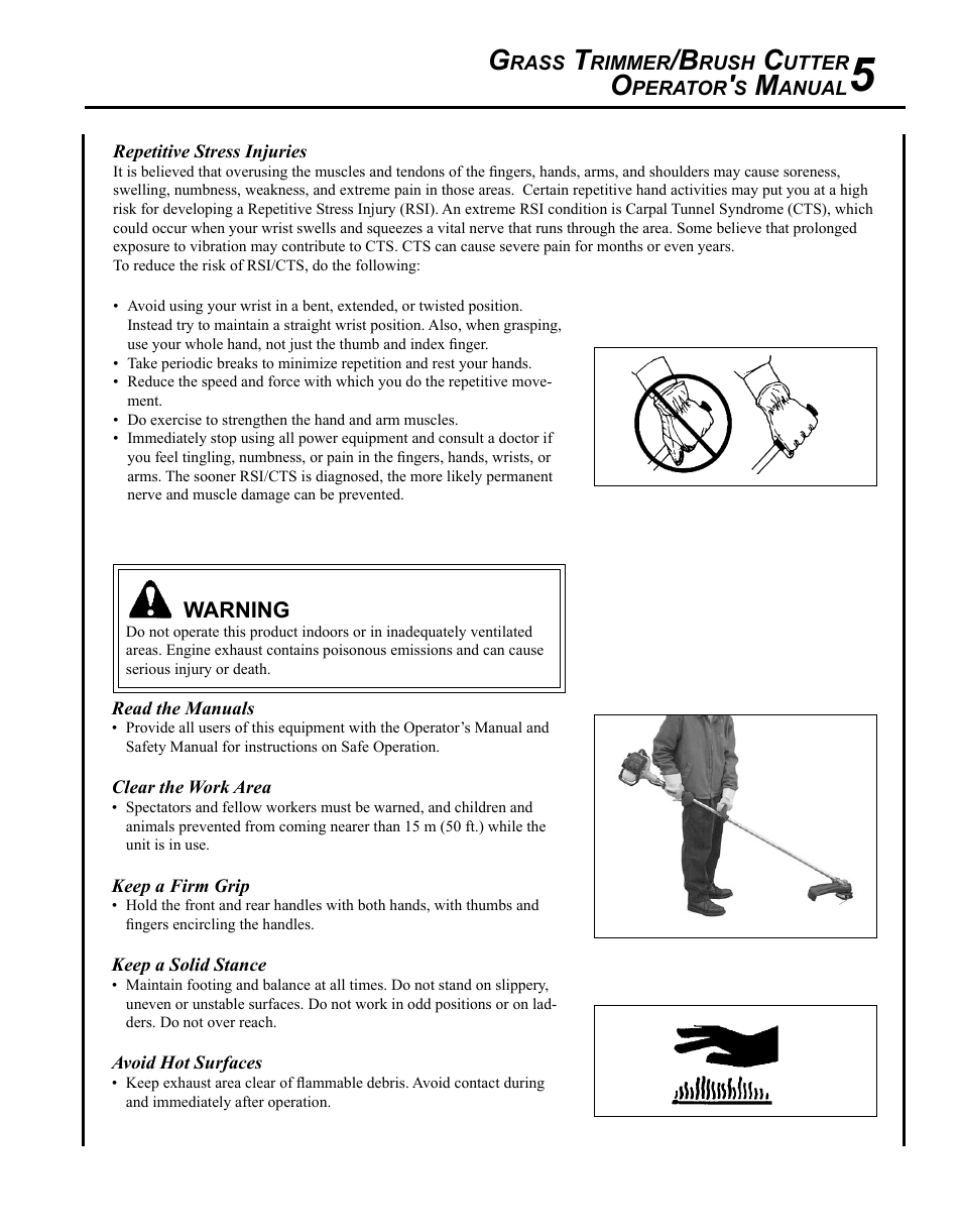 Echo SRM-265 User Manual | Page 5 / 36