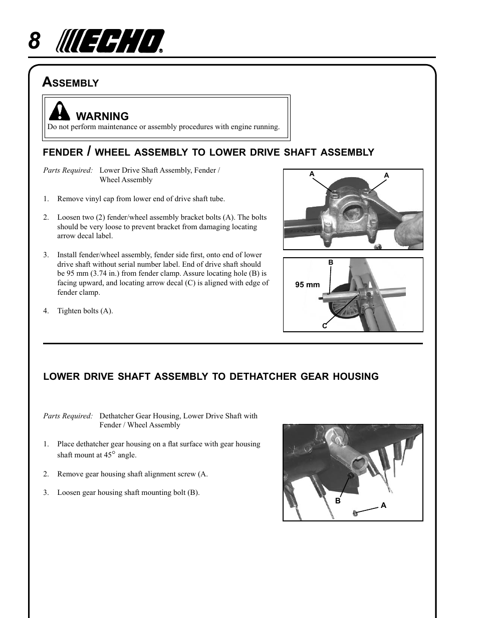 Echo PROTHATCH 99944200563 User Manual | Page 8 / 20