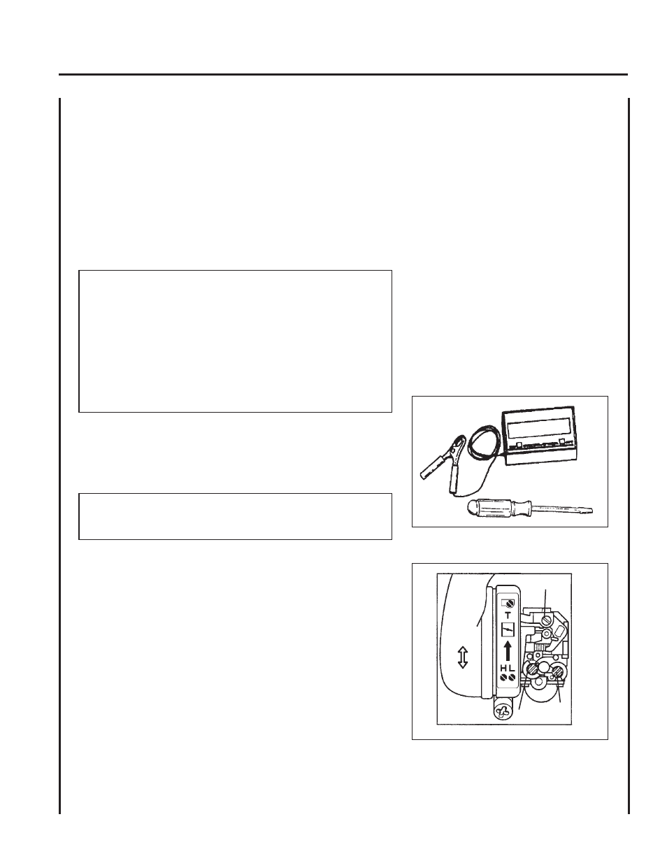Carburetor adjustment | Echo PB-610 User Manual | Page 19 / 24