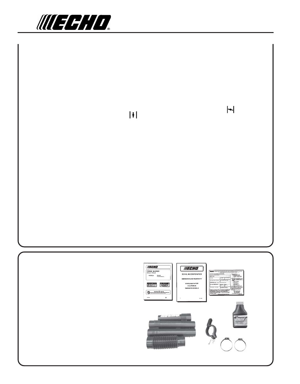Echo PB-610 User Manual | Page 8 / 24