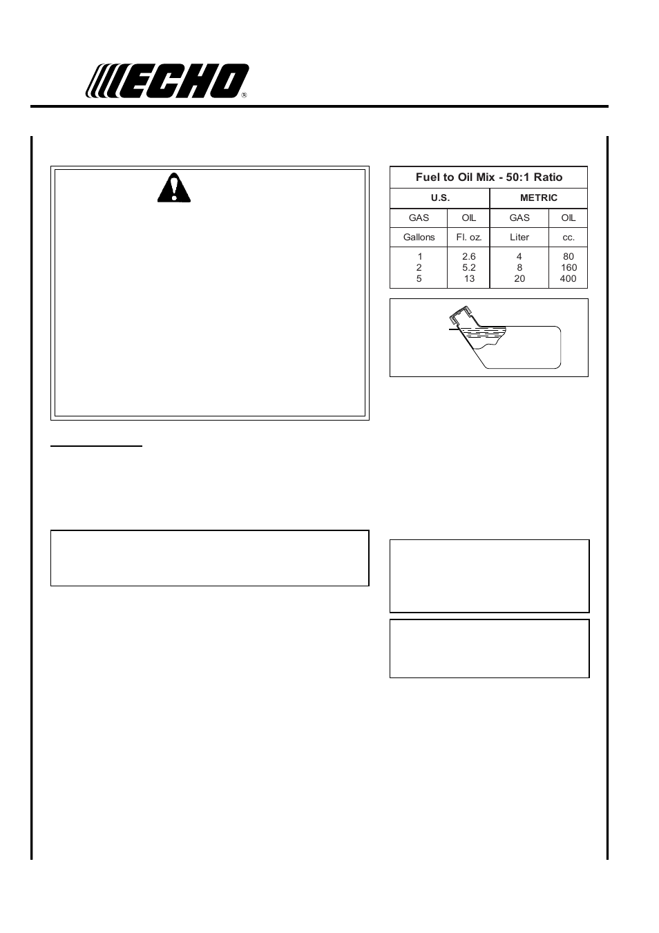 Handling fuel danger | Echo PB-410 User Manual | Page 12 / 28